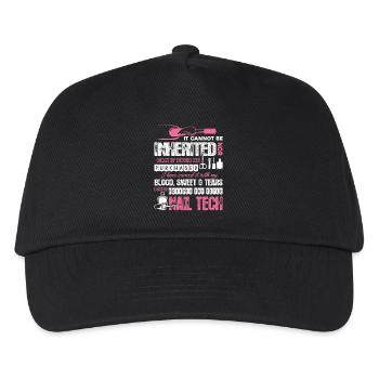 Forever The Title Nail Technician - Kids’ Baseball Cap - black - Front
