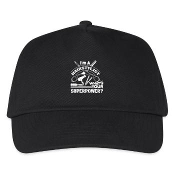Hair Stylist I am A Hair Stylist - Kids’ Baseball Cap - black - Front