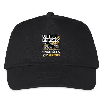 Vizsla Energy 24/7 Snuggles And Sprints Dog Owner - Kids’ Baseball Cap - black - Front