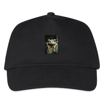 Grenouilles Grenouilles - Casquette de baseball Enfant - noir - Devant