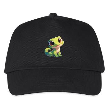 Geckos Gecko - Kids’ Baseball Cap - black - Front