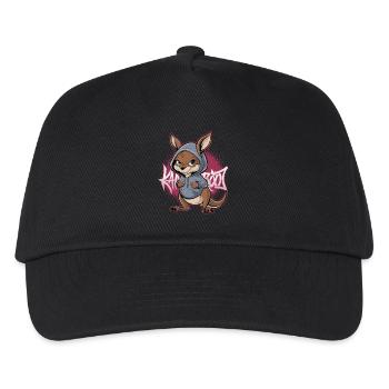 Kangourou Kangourou Animaux australiens - Casquette de baseball Enfant - noir - Devant