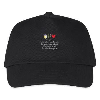 Jeter du sel sur l'épaule gauche de Romarin Im - Casquette de baseball Enfant - noir - Devant