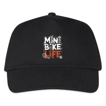 Riding fun with minibikes - Kids’ Baseball Cap - black - Front