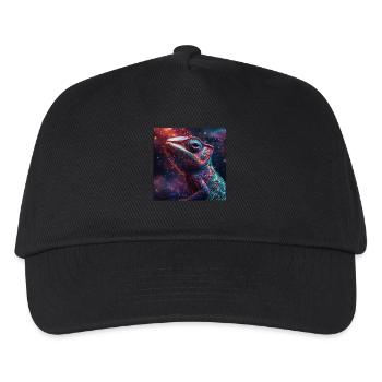 Chamäleon - Kinder Basecap - Schwarz - Vorne