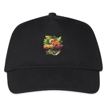 Geckos Gecko - Kids’ Baseball Cap - black - Front
