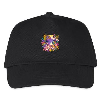 Geckos Gecko - Kids’ Baseball Cap - black - Front