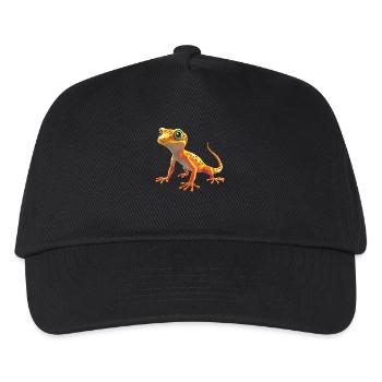 Geckos Gecko - Kids’ Baseball Cap - black - Front