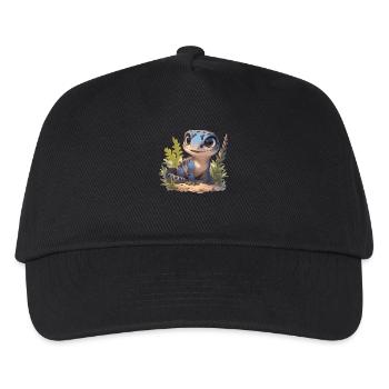 Geckos Gecko - Kids’ Baseball Cap - black - Front