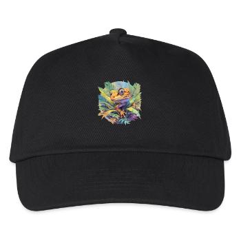 Geckos Gecko - Kids’ Baseball Cap - black - Front