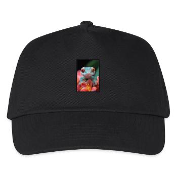 Geckos Gecko - Kids’ Baseball Cap - black - Front