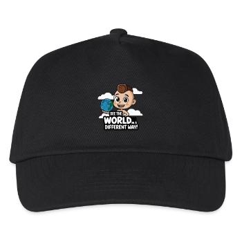 SEE THE WORLD IN A DIFFERENT WAY - Kids’ Baseball Cap - black - Front