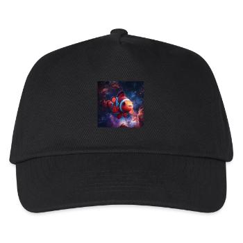 Clownfisch - Kinder Basecap - Schwarz - Vorne