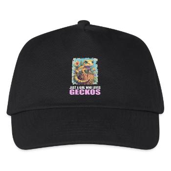 Geckos Gecko - Kids’ Baseball Cap - black - Front