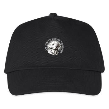 Labrador Retriever Lab Tested Human Animal Lover - Kids’ Baseball Cap - black - Front
