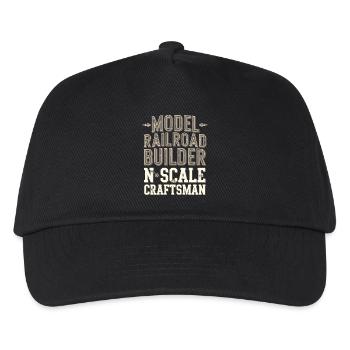 Präzision im Modellbau - Kinder Basecap - Schwarz - Vorne