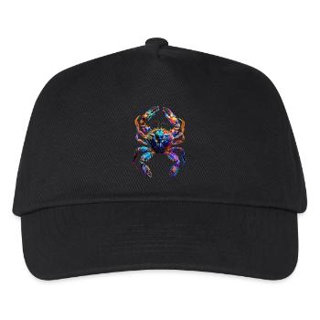Krabbe - Kinder Basecap - Schwarz - Vorne