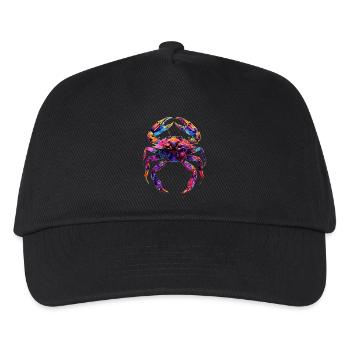 Krabbe - Kinder Basecap - Schwarz - Vorne