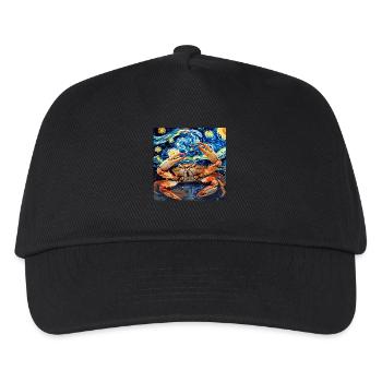 Krabbe - Kinder Basecap - Schwarz - Vorne