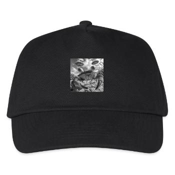 Krabbe - Kinder Basecap - Schwarz - Vorne