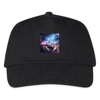 Krabbe - Kinder Basecap - Schwarz - Vorne