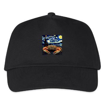 Krabbe - Kinder Basecap - Schwarz - Vorne
