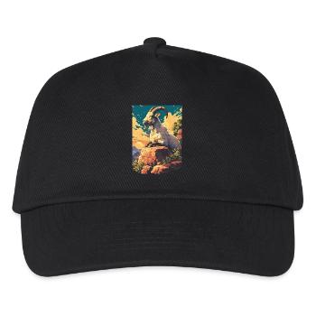 Chèvres chèvre - Casquette de baseball Enfant - noir - Devant