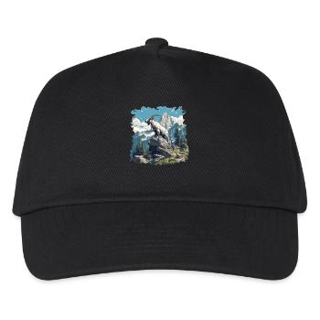 Chèvres chèvre - Casquette de baseball Enfant - noir - Devant