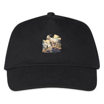Chèvres chèvre - Casquette de baseball Enfant - noir - Devant