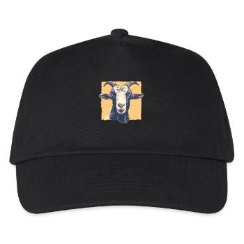 Chèvres chèvre - Casquette de baseball Enfant - noir - Devant