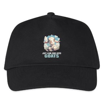 Chèvres chèvre - Casquette de baseball Enfant - noir - Devant