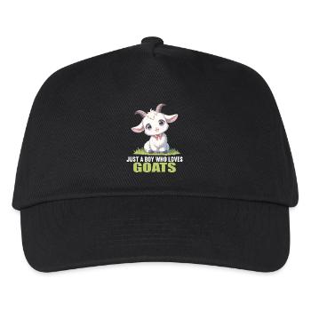 Chèvres chèvre - Casquette de baseball Enfant - noir - Devant