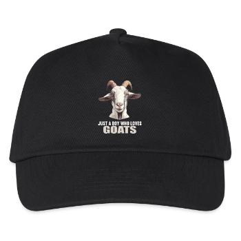 Chèvres chèvre - Casquette de baseball Enfant - noir - Devant