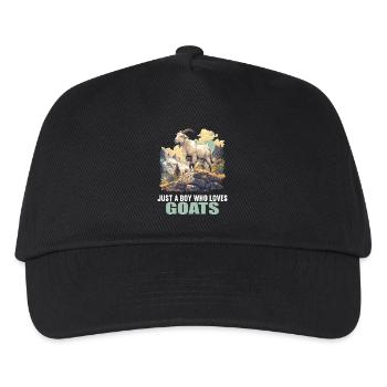 Chèvres chèvre - Casquette de baseball Enfant - noir - Devant