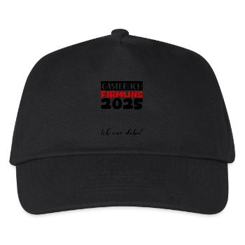 Confirmation 2025 Guest Book Gift Girls Boys - Kids’ Baseball Cap - black - Front
