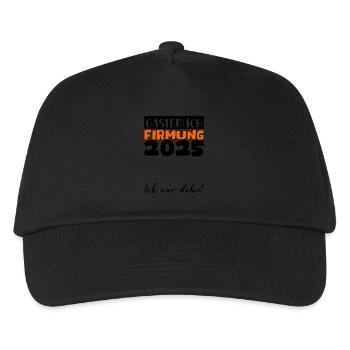 Confirmation 2025 Guest Book Gift Girls Boys - Kids’ Baseball Cap - black - Front