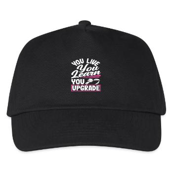 You live, you learn, you improve the divorce - Kids’ Baseball Cap - black - Front