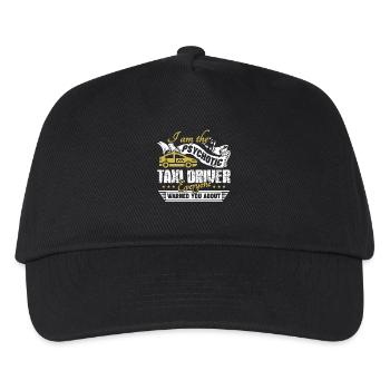 Taxi Driver Psychotic Taxi Driver - Kids’ Baseball Cap - black - Front