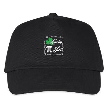 Pi Day Lucky Pi Clover - Kids’ Baseball Cap - black - Front