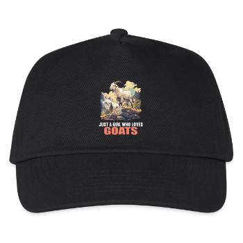 Chèvres chèvre - Casquette de baseball Enfant - noir - Devant