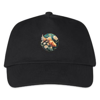 Goldfische Goldfisch - Kinder Basecap - Schwarz - Vorne