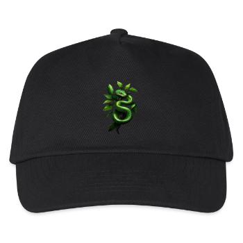Arbre vert Python Serpents Amoureux Terrarium - Casquette de baseball Enfant - noir - Devant