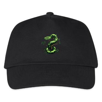Arbre vert Python Serpents Amoureux Terrarium - Casquette de baseball Enfant - noir - Devant