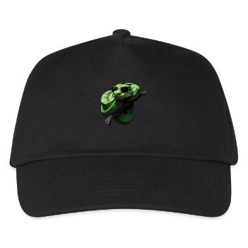 Arbre vert Python Serpents Amoureux Terrarium - Casquette de baseball Enfant - noir - Devant