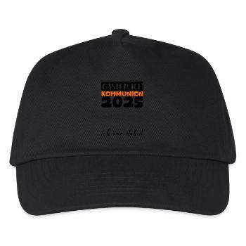 Communion 2025 Guestbook Gift Girl Boys - Kids’ Baseball Cap - black - Front