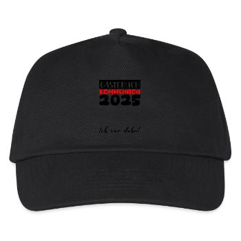 Communion 2025 Guest Book Gift Girls Boys - Kids’ Baseball Cap - black - Front