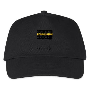 Communion 2025 Guestbook Gift Girl Boys - Kids’ Baseball Cap - black - Front