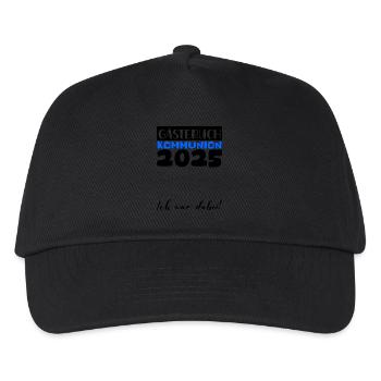 Communion 2025 Guestbook Gift Girl Boys - Kids’ Baseball Cap - black - Front