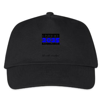 Communion 2025 Guest Book Gift Girls Boys - Kids’ Baseball Cap - black - Front