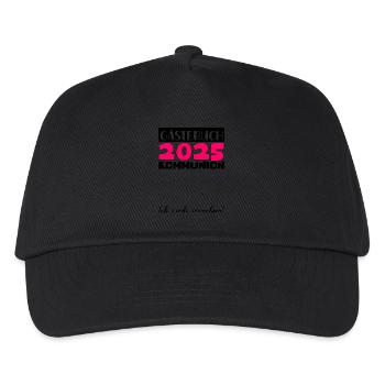 Livre d'or communion 2025 cadeau filles garçons - Casquette de baseball Enfant - noir - Devant
